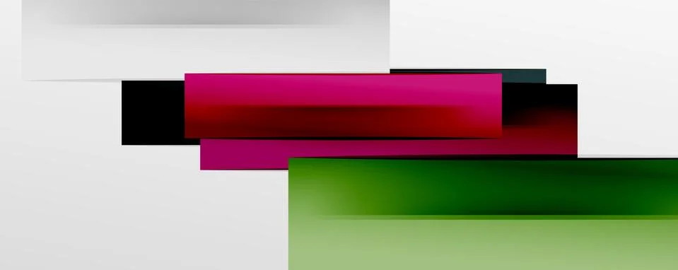 Multicolored lines background. Design template for business or technology Stock Illustration