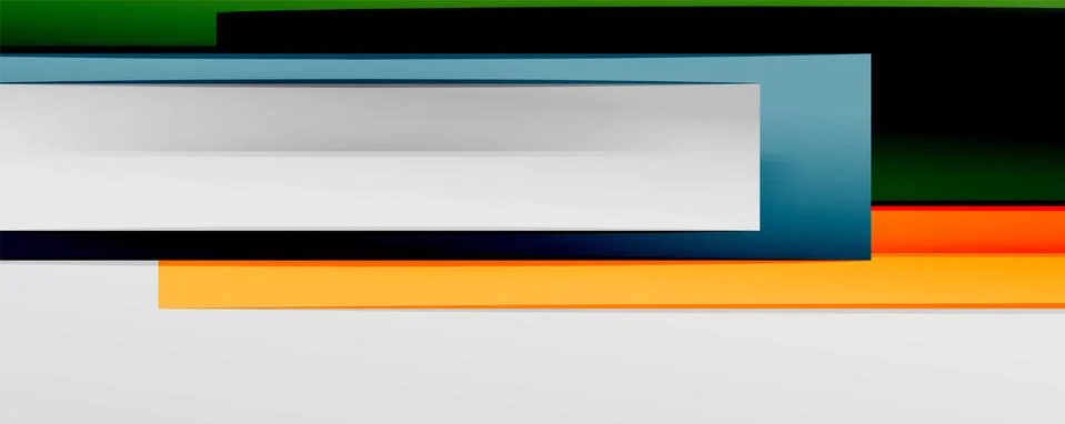 Multicolored lines background. Design template for business or technology Stock Illustration