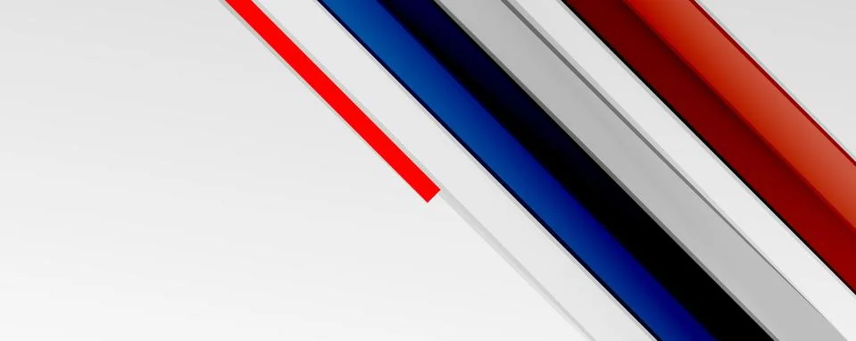 Multicolored lines background. Design template for business or technology Stock Illustration