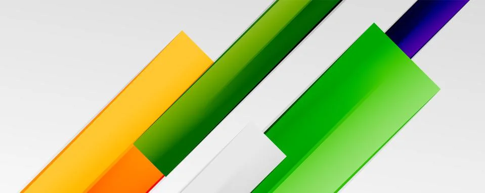 Multicolored lines background. Design template for business or technology 스톡 일러스트