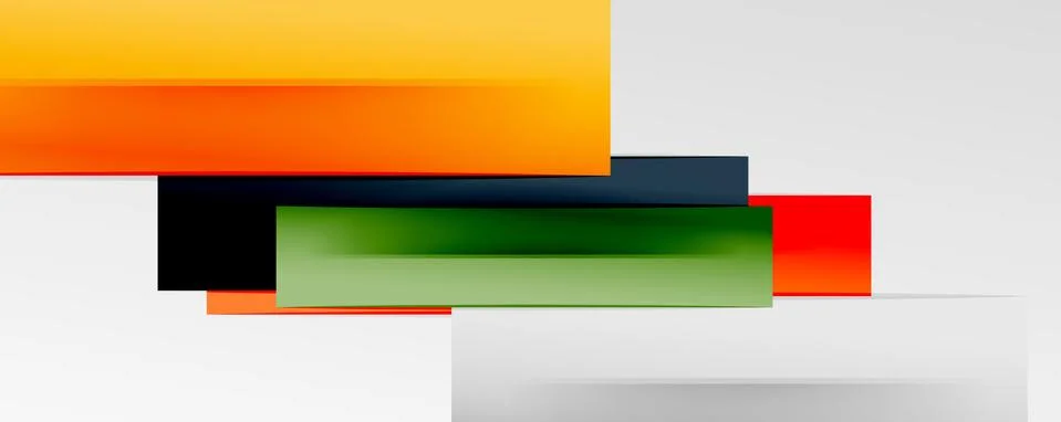 Multicolored lines background. Design template for business or technology Stock Illustration