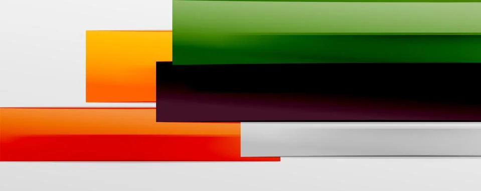 Multicolored lines background. Design template for business or technology Stock Illustration