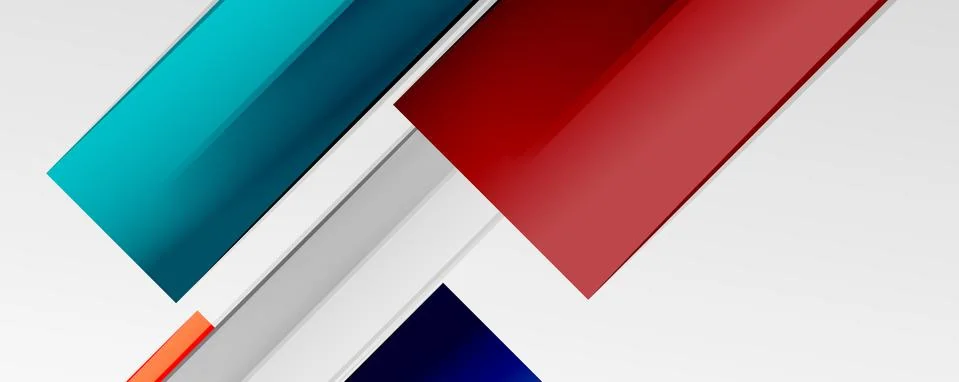 Multicolored lines background. Design template for business or technology Stock Illustration