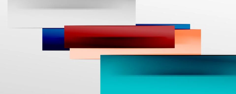Multicolored lines background. Design template for business or technology Stock Illustration