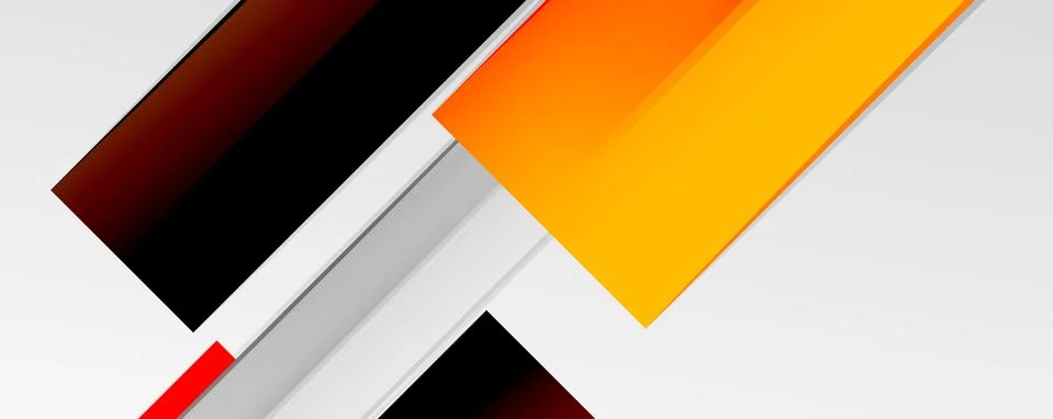 Multicolored lines background. Design template for business or technology Stock Illustration