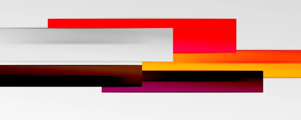 Multicolored lines background. Design template for business or technology Stock Illustration