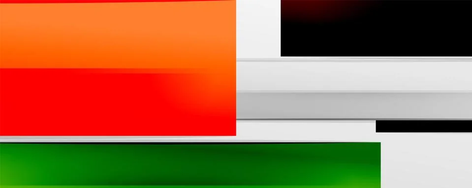 Multicolored lines background. Design template for business or technology Illustrazione stock