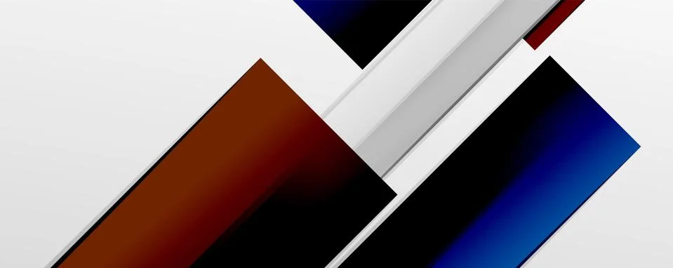 Multicolored lines background. Design template for business or technology Stock Illustration