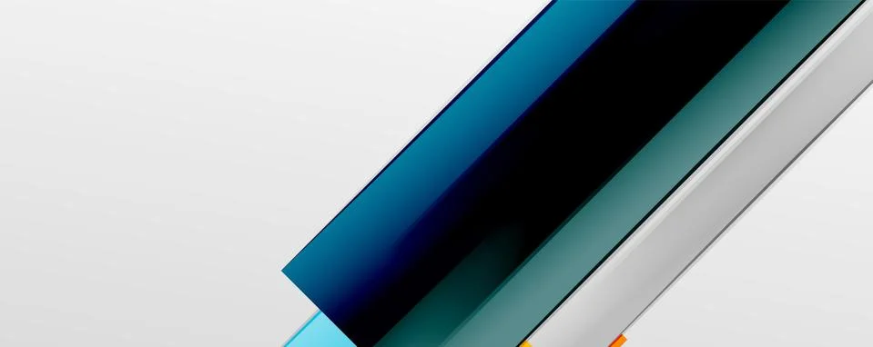 Multicolored lines background. Design template for business or technology Stock Illustration