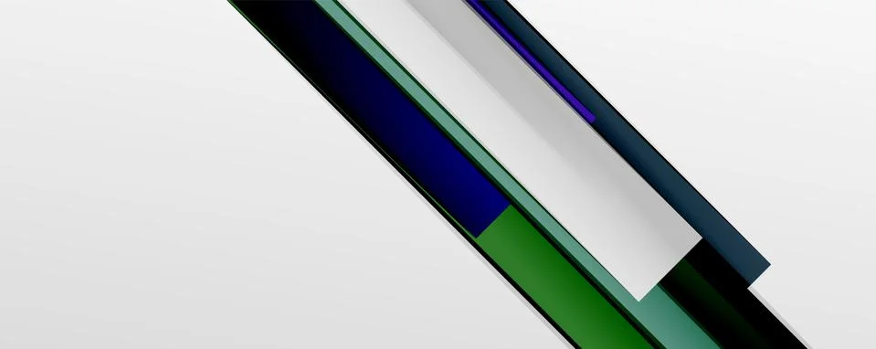 Multicolored lines background. Design template for business or technology Stock Illustration