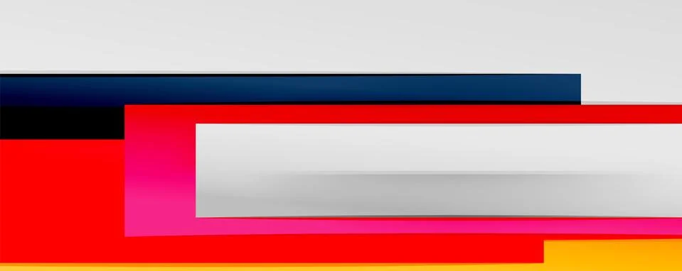 Multicolored lines background. Design template for business or technology Stock Illustration