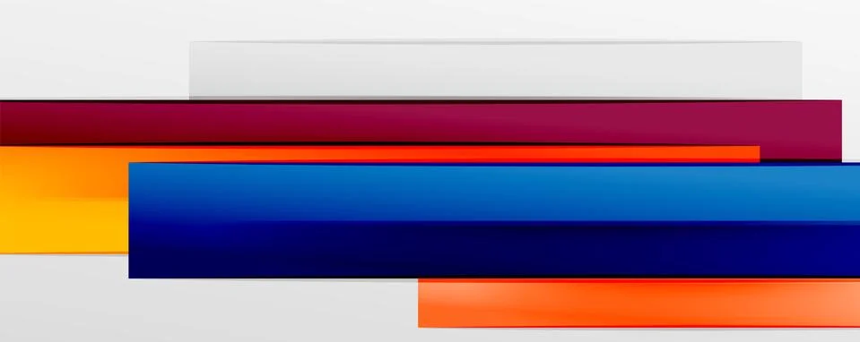 Multicolored lines background. Design template for business or technology Stock Illustration