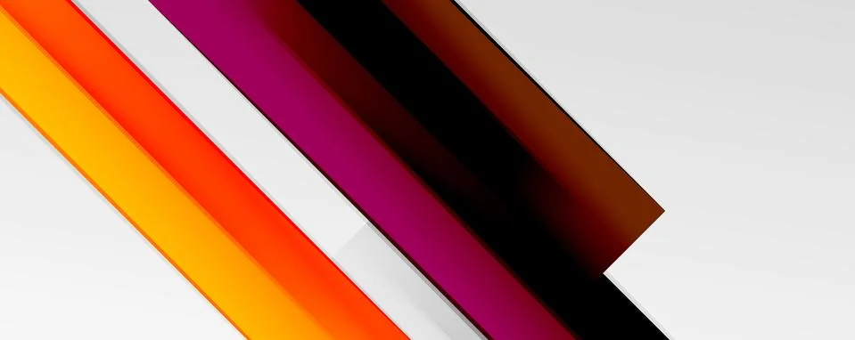 Multicolored lines background. Design template for business or technology 스톡 일러스트