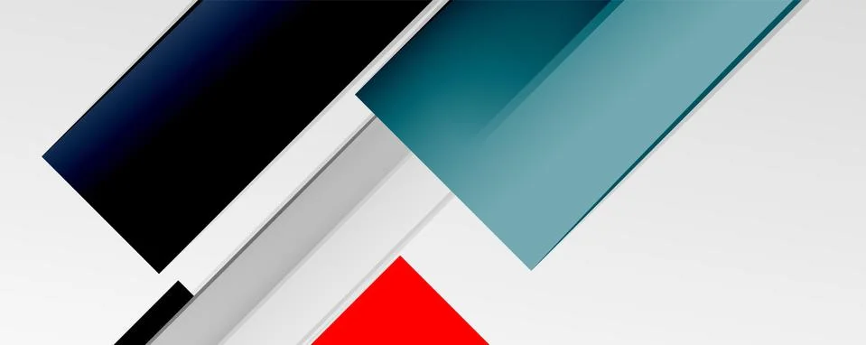 Multicolored lines background. Design template for business or technology Stock Illustration