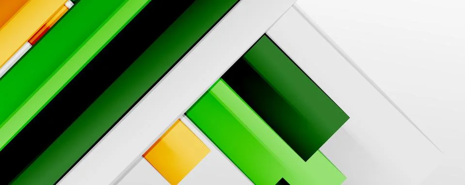 Multicolored lines background. Design template for business or technology Stock Illustration