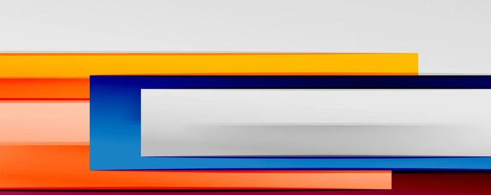 Multicolored lines background. Design template for business or technology 스톡 일러스트