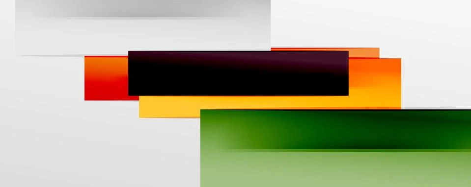 Multicolored lines background. Design template for business or technology Stock Illustration