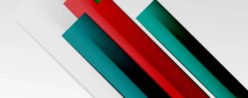 Multicolored lines background. Design template for business or technology Stock Illustration