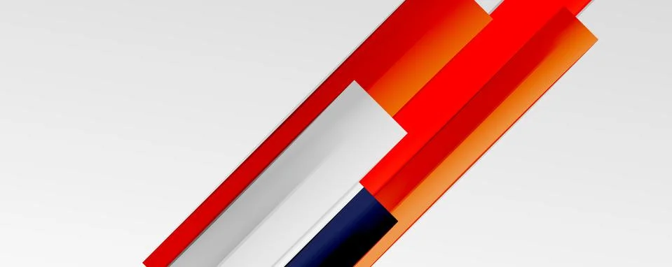 Multicolored lines background. Design template for business or technology Stock Illustration