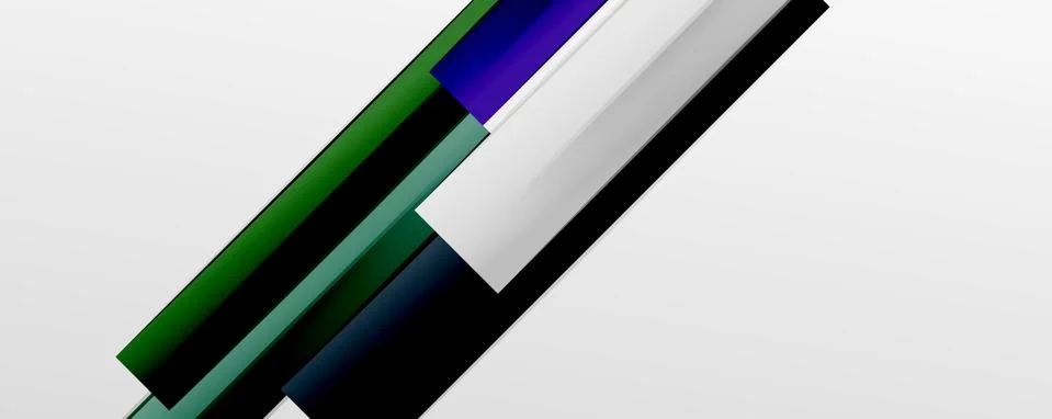 Multicolored lines background. Design template for business or technology Stock Illustration