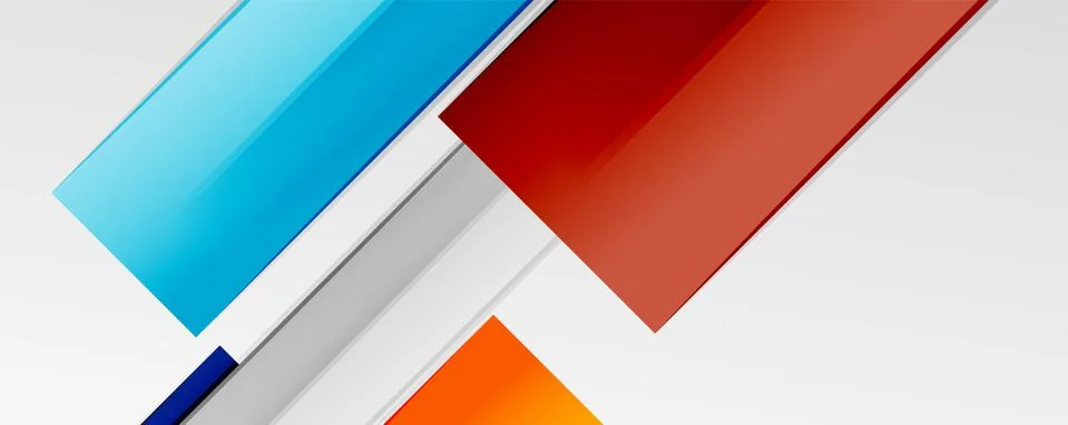 Multicolored lines background. Design template for business or technology 스톡 일러스트