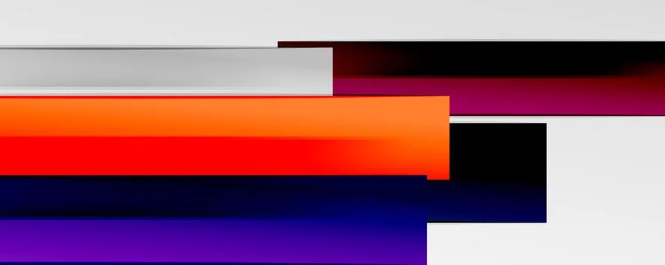 Multicolored lines background. Design template for business or technology Stock Illustration