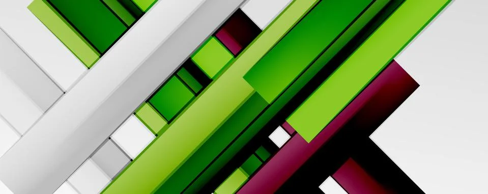 Multicolored lines background. Design template for business or technology Stock Illustration