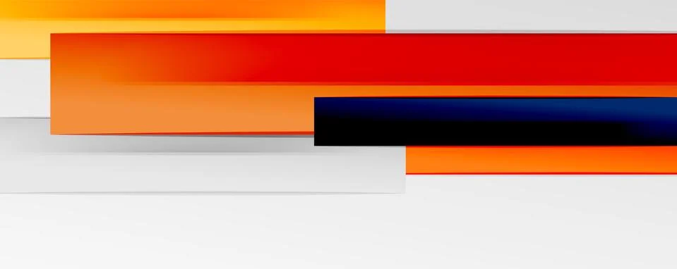 Multicolored lines background. Design template for business or technology Stock Illustration