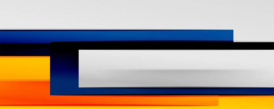 Multicolored lines background. Design template for business or technology Stock Illustration