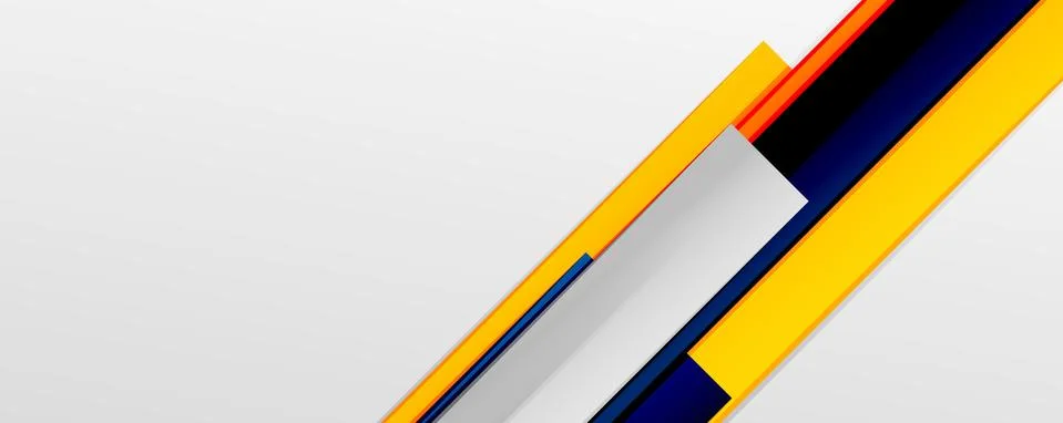 Multicolored lines background. Design template for business or technology 스톡 일러스트