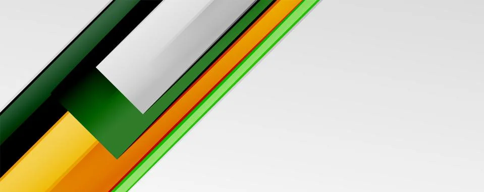 Multicolored lines background. Design template for business or technology Stock Illustration