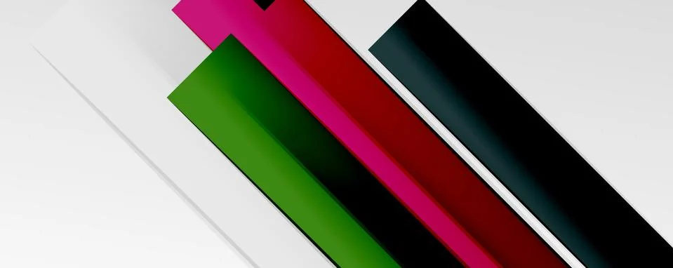 Multicolored lines background. Design template for business or technology 스톡 일러스트