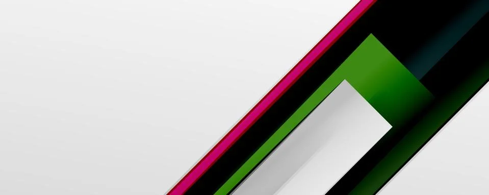 Multicolored lines background. Design template for business or technology Stock Illustration