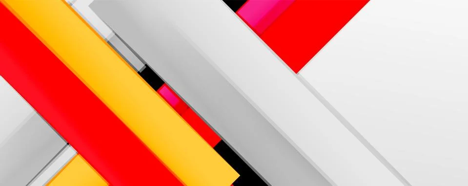 Multicolored lines background. Design template for business or technology 스톡 일러스트