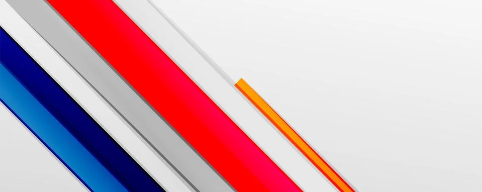 Multicolored lines background. Design template for business or technology Stock Illustration