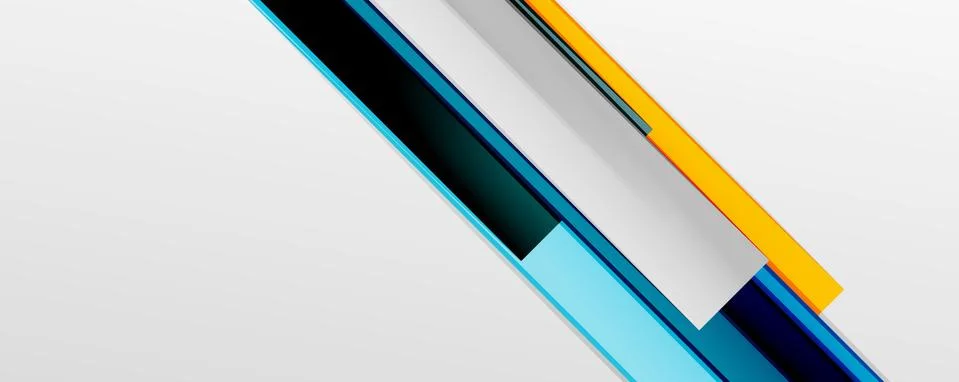 Multicolored lines background. Design template for business or technology 스톡 일러스트