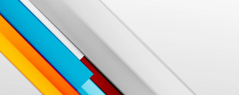 Multicolored lines background. Design template for business or technology 스톡 일러스트