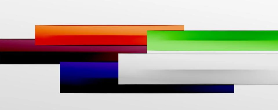 Multicolored lines background. Design template for business or technology 스톡 일러스트