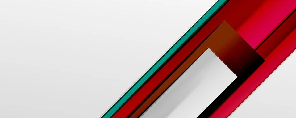 Multicolored lines background. Design template for business or technology Stock Illustration