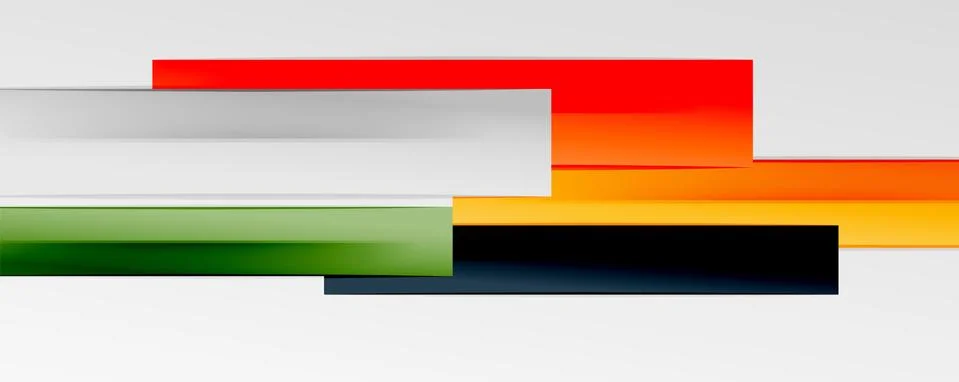 Multicolored lines background. Design template for business or technology 스톡 일러스트