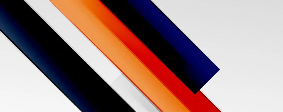 Multicolored lines background. Design template for business or technology 스톡 일러스트