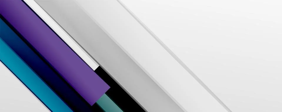 Multicolored lines background. Design template for business or technology Stock Illustration