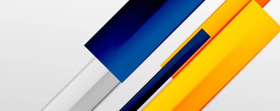 Multicolored lines background. Design template for business or technology Stock Illustration