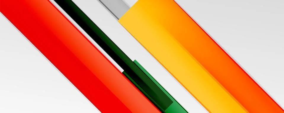 Multicolored lines background. Design template for business or technology 스톡 일러스트