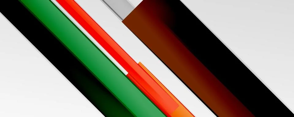 Multicolored lines background. Design template for business or technology 스톡 일러스트