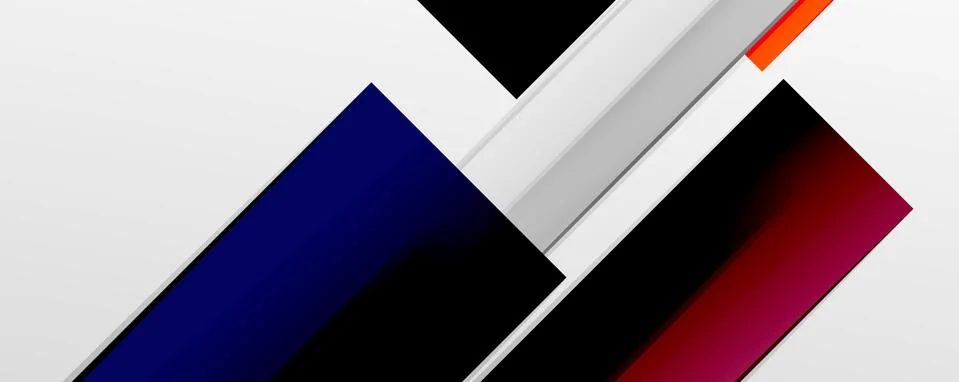Multicolored lines background. Design template for business or technology Illustrazione stock