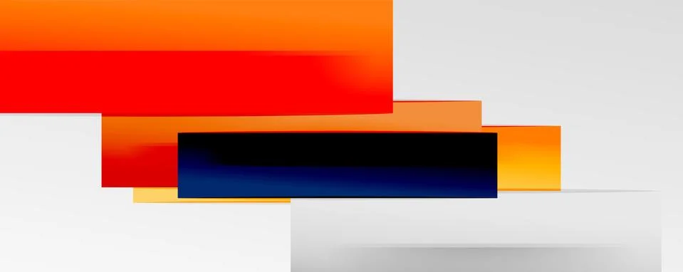 Multicolored lines background. Design template for business or technology Stock Illustration