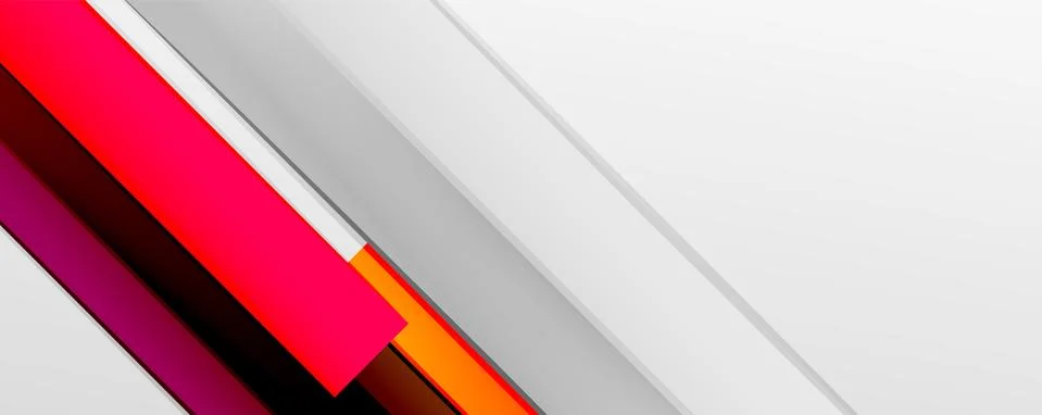 Multicolored lines background. Design template for business or technology 스톡 일러스트