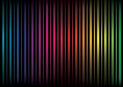 Multicolored lines Illustrazione stock