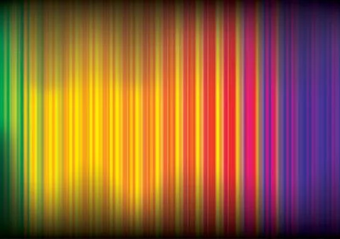 Multicolored lines Stock Illustration